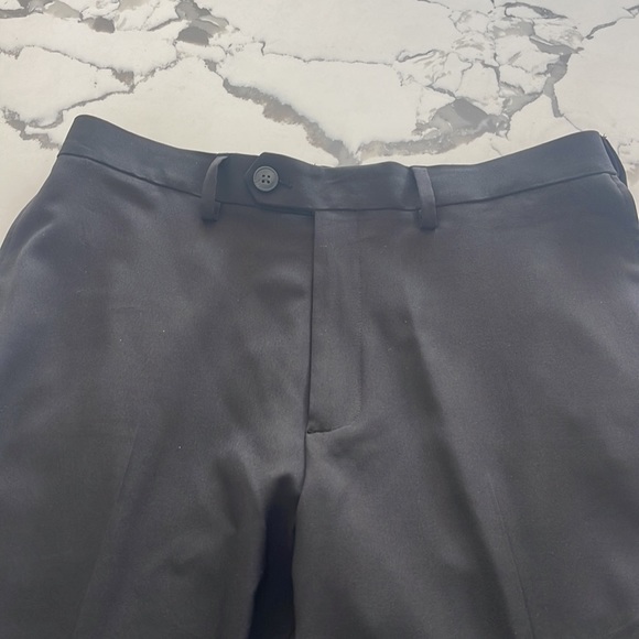 Men Haggar Black Classic Fit Dress Pant Flat Front,4 Pocket,Lightweight 32W 32L - Picture 6 of 9